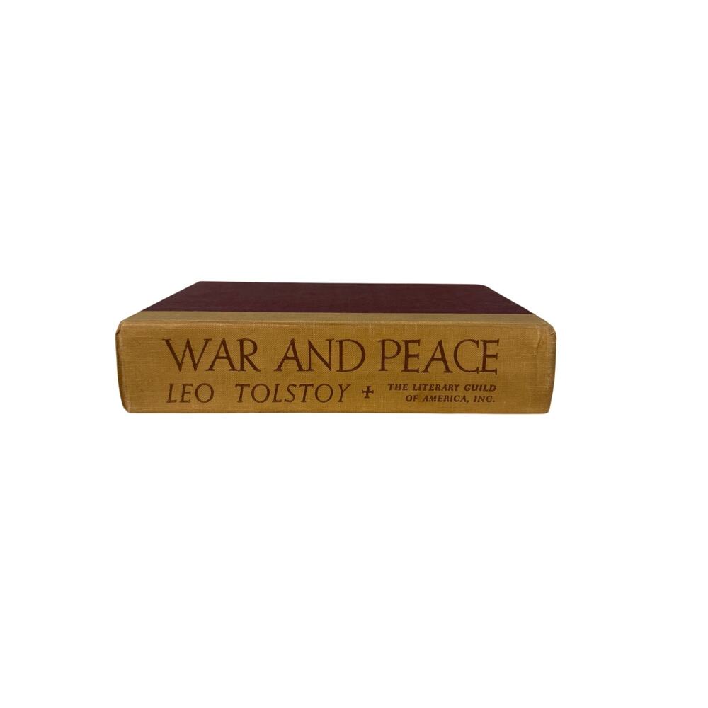 [Vintage] 1949 War and Peace Leo Tolstoy The Literary Guild of America Abridged